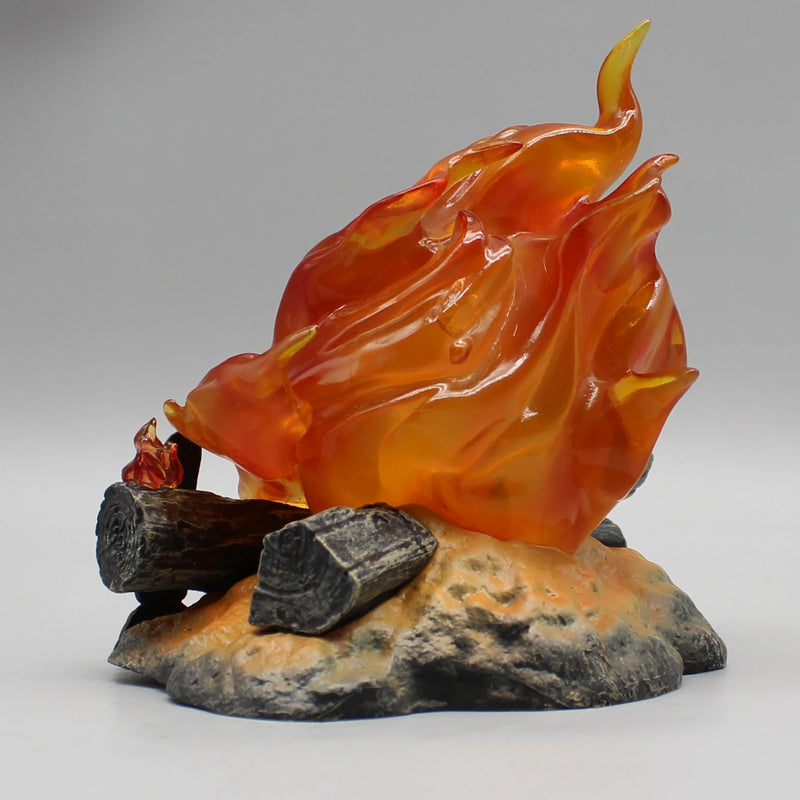 Cartoon Flammenfigur Lampe | Anime Deko | PVC Modellfigur | 12,5 cm