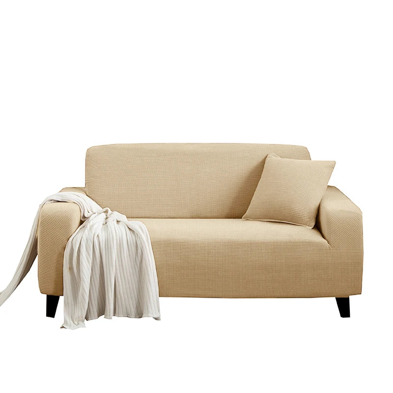 Sofalino Stretch | Elastischer Sofaüberwurf | Jacquard Design | Für 1–4 Sitzer & L-Form