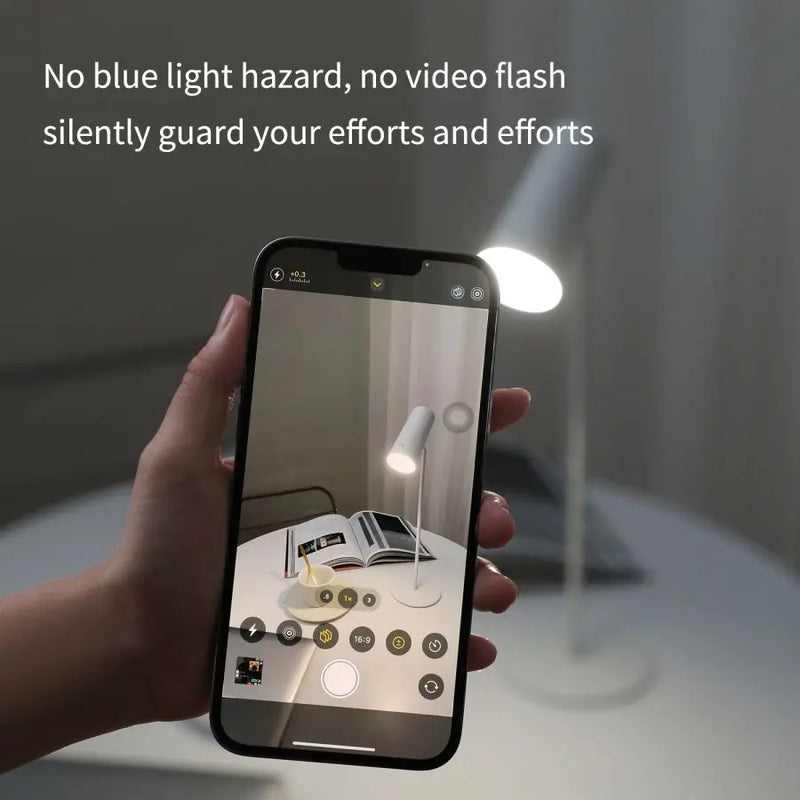Lumora LED-Tischlampe mit Touch-Dimmung | Augenschonend & Wiederaufladbar | USB-C | 2000 mAh Akku | Für Schreibtisch, Nachttisch & Deko