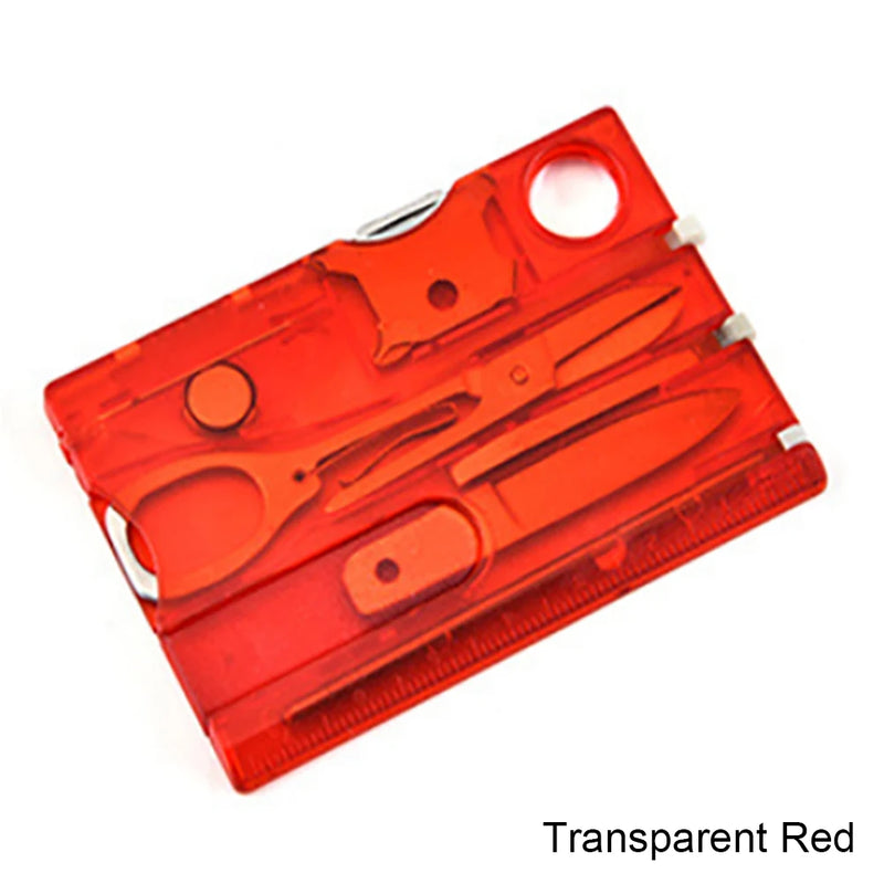 Multitool Karte GearLite 12in1 | Outdoor Survival Card | Ultraleicht & Robust | Kompakt für Camping & EDC