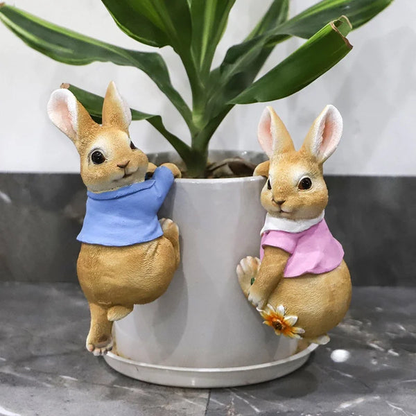 Gartenfigur Resin | Wetterfeste Deko | Für Innen & Außen | Vier Jahreszeiten