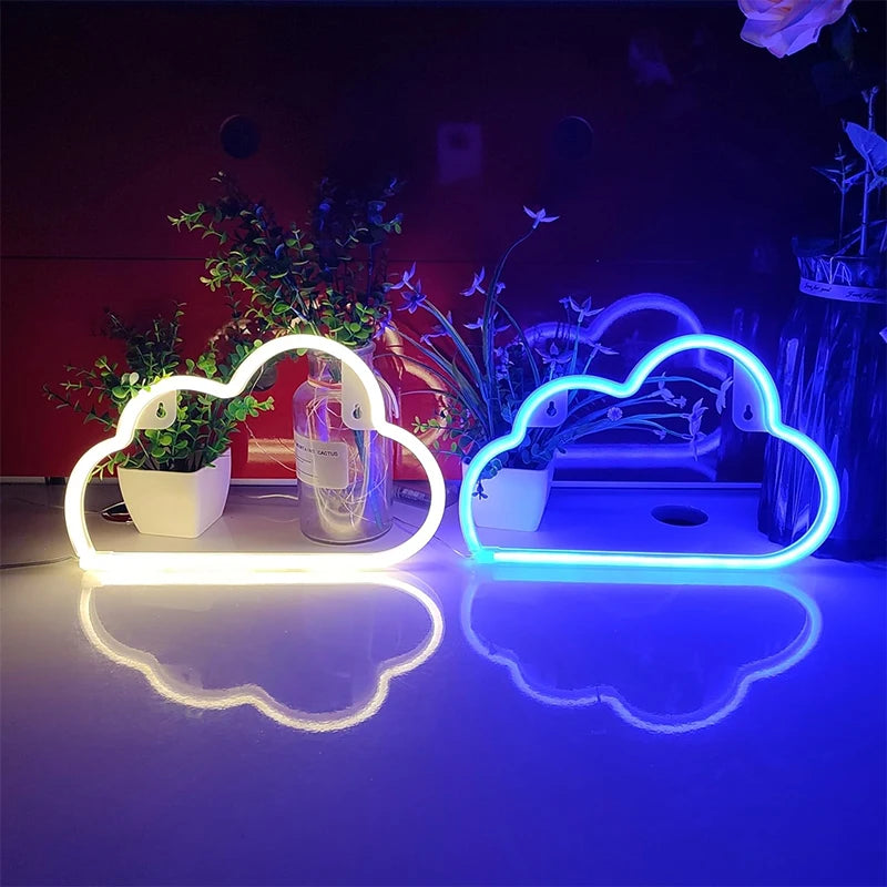 LED Neon Wandlampe BOLTRIX | Blitz-Design | USB & Batteriebetrieb | Für Party, Deko & Schlafzimmer