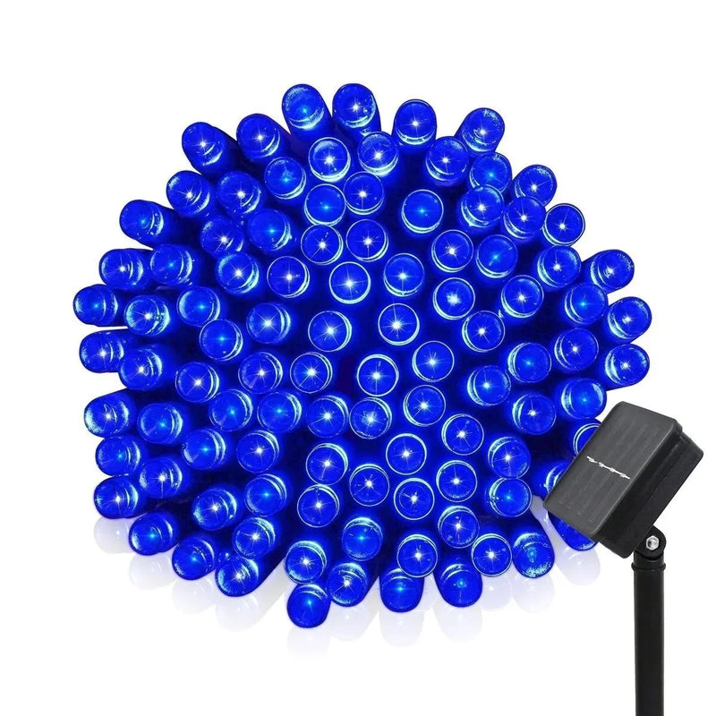 SolaraGlow Fairy Lights | Solar LED Lichterkette Outdoor | 8 Farben & 8 Modi | Wasserdicht IP65 | 7–32 m
