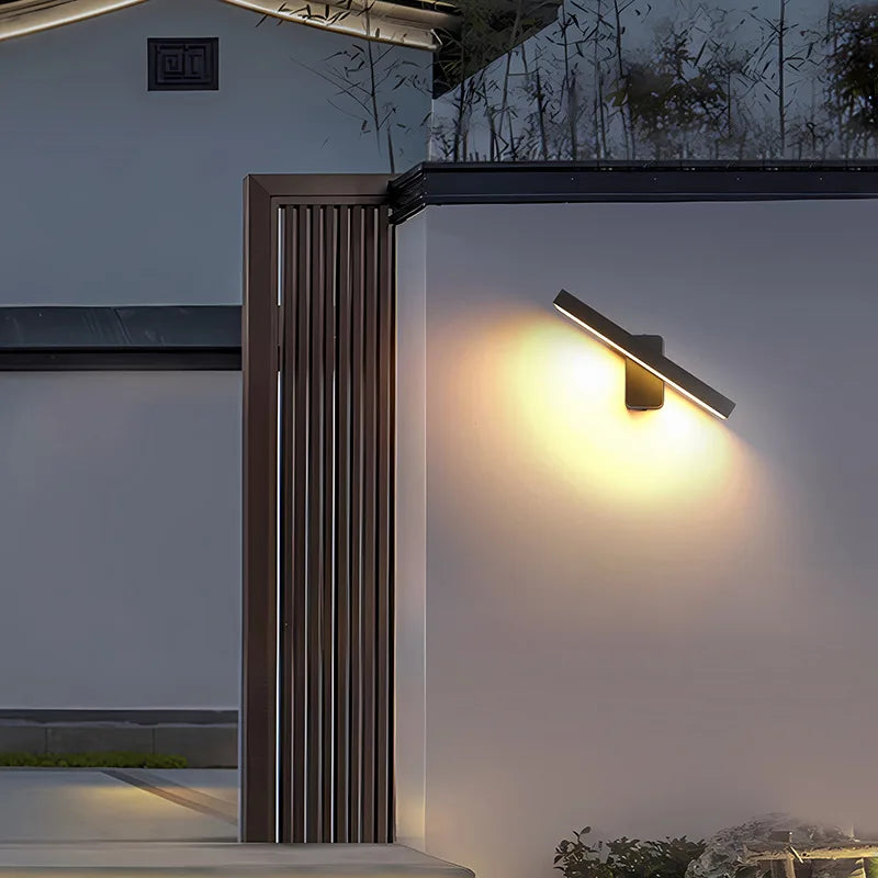LED Außenwandleuchte VarioLux | Bewegungsmelder & IP65 | Drehbar | 30–50 cm