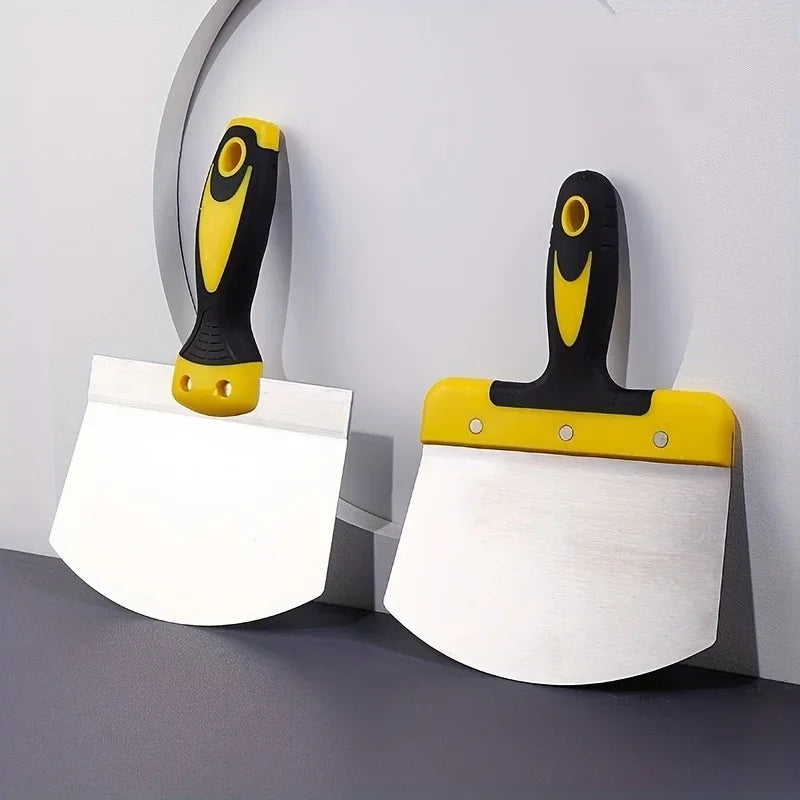 ProFlexa Edelstahl-Spachtel mit Gummigriff | Rostfrei & Flexibel | Für Farbe, Putz & Heimwerkerprojekte