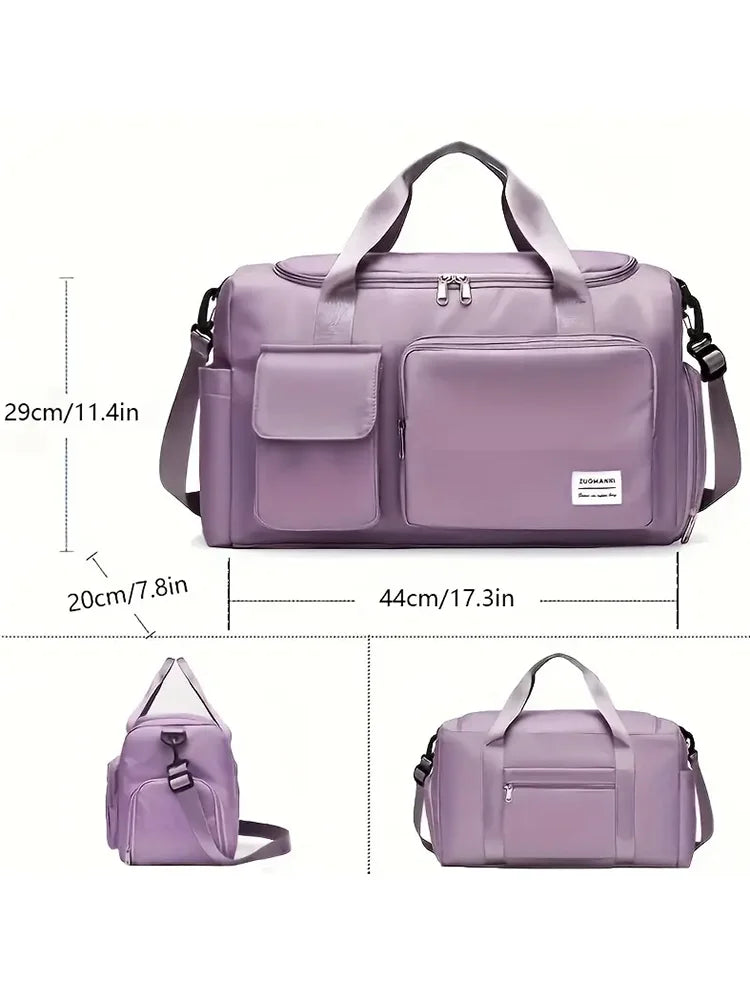 Viontera Reisetasche Damen | 35L Weekender mit Schuhfach | Wasserabweisend & Flugtauglich | Sport- & Fitness-Tasche