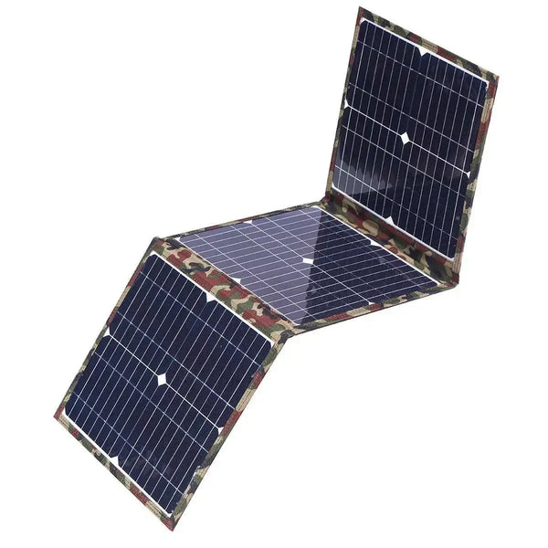 Faltbares Solarpanel-Set Solivio Camp 800 | 100–800 W Leistung | 18V DC & USB-Ausgang | Für Auto, Boot, Wohnmobil & Outdoor | 87 × 28,5 cm (ausgeklappt)