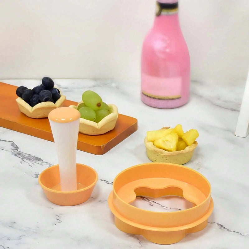 Teigformer-Set BakoPress | Ausstecher & Tamper für Törtchen & Cupcakes | BPA-frei | Perfekt für Tartes, Muffins & Kekse