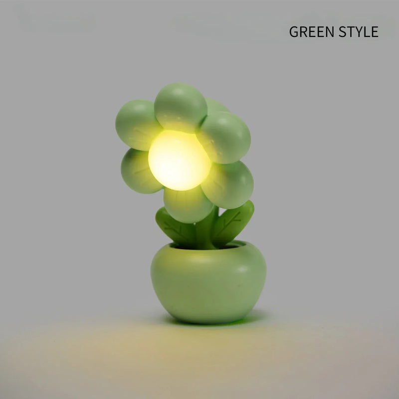 BlumenLicht Bloomy | Mini LED Nachtlicht | Niedliche Tischlampe | Dekoration & Kinderzimmer