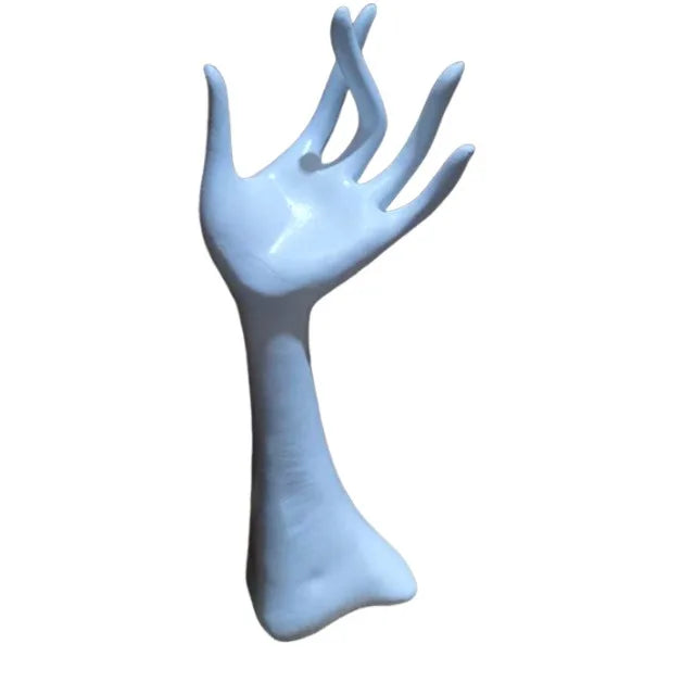 Schmuckdisplay EleganzForm  | Deko-Hand & Büste für Schmuckpräsentation | Für Ringe, Uhren, Armbänder & Halsketten | Künstlerische Deko