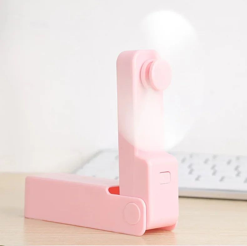 Mini-Faltventilator BrisaFold | USB-aufladbar & tragbar | Leise & kraftvoll | Für Schreibtisch & unterwegs
