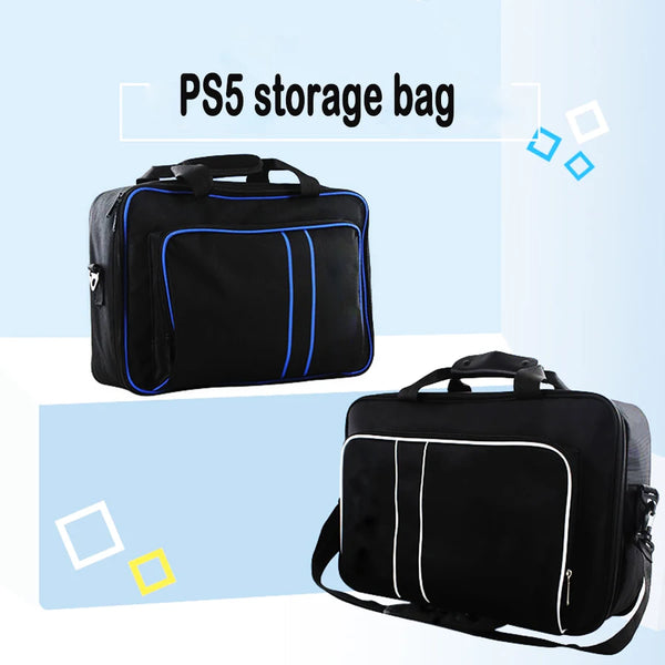 Gearvault Tragetasche für PS5 Konsole & Zubehör | Stoßfest & Wasserabweisend | Mit Schultergurt & Organizerfächern