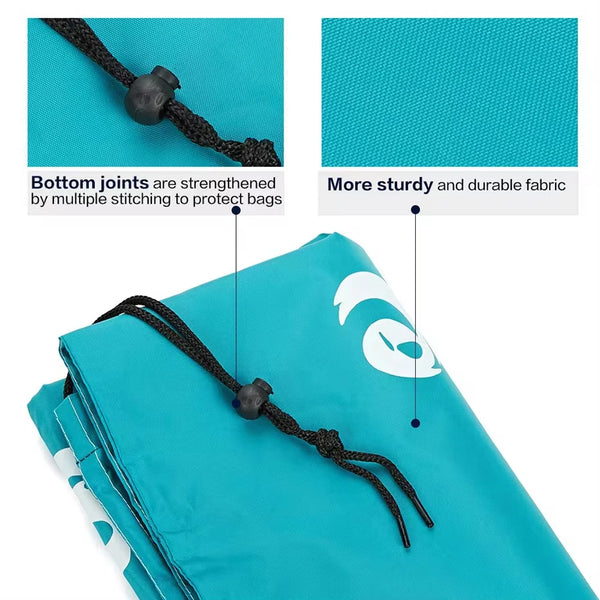 WashiBag Wäschesack | „Wash Me“-Design | Groß & Reißfest | Für Reisen, Studenten & Zuhause