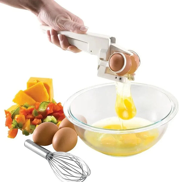 Eggacto Eieröffner Edelstahl | Für rohe & gekochte Eier | Sauber & präzise | 21,5 x 7,5 x 5,3 cm