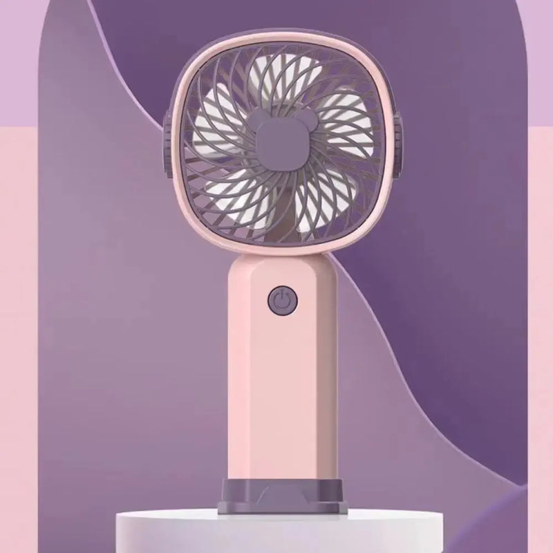 Mini USB Ventilator BreezyGo | Handlich & Tragbar | Mit Standfuß | Ideal für Büro, Reisen & Schule