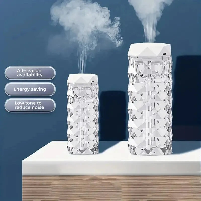 Aromini Tragbarer Aroma Diffuser | 400 ml | Ultraschall-Luftbefeuchter | LED Stimmungslicht | USB-Betrieb