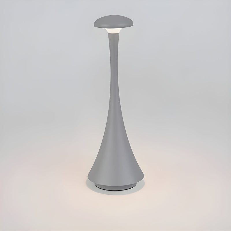Alurina Tragbare LED Tischlampe | USB-Aufladung & 3-fach dimmbar | Marble-Look Design | Aluminium & Acryl