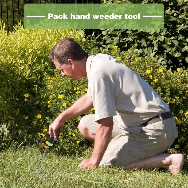 RootGrip Pro | Unkrautstecher mit Ergonomischem Griff | Für Rasen, Kies & Beete | Extra Robust