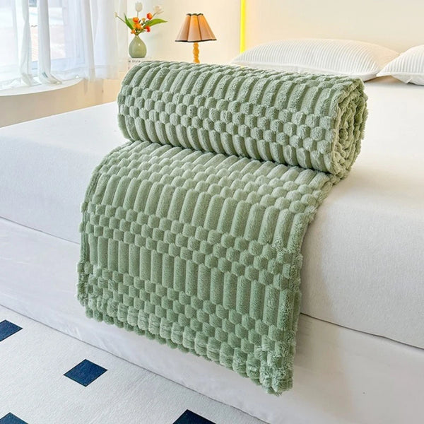 Velmora | Kuscheldecke Uni | Flauschige Wohndecke aus Milchsamt | Weich & Warm | Für Sofa, Bett & Kinderzimmer