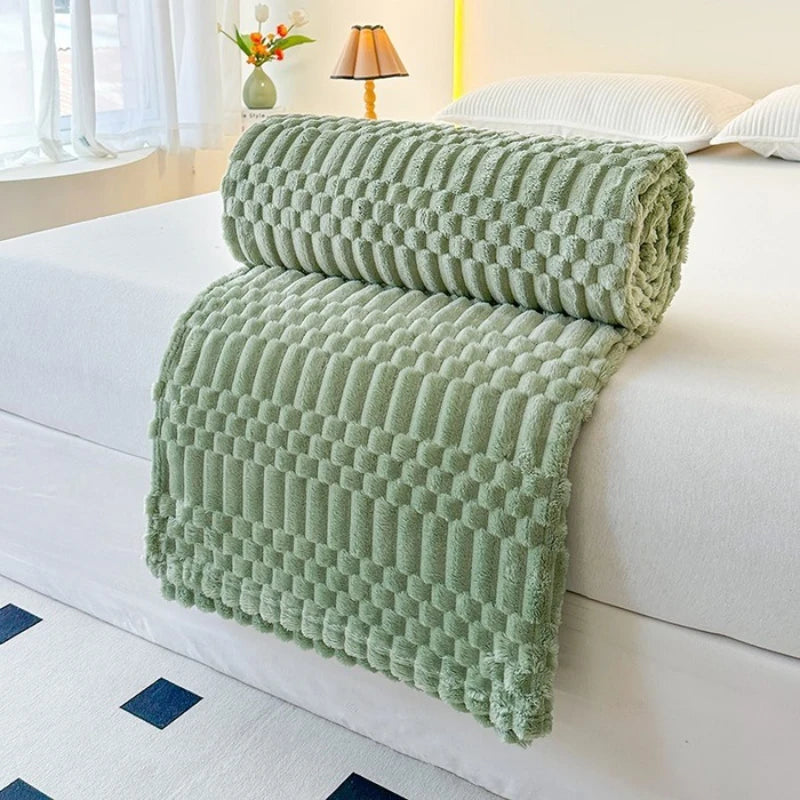 Velmora | Kuscheldecke Uni | Flauschige Wohndecke aus Milchsamt | Weich & Warm | Für Sofa, Bett & Kinderzimmer