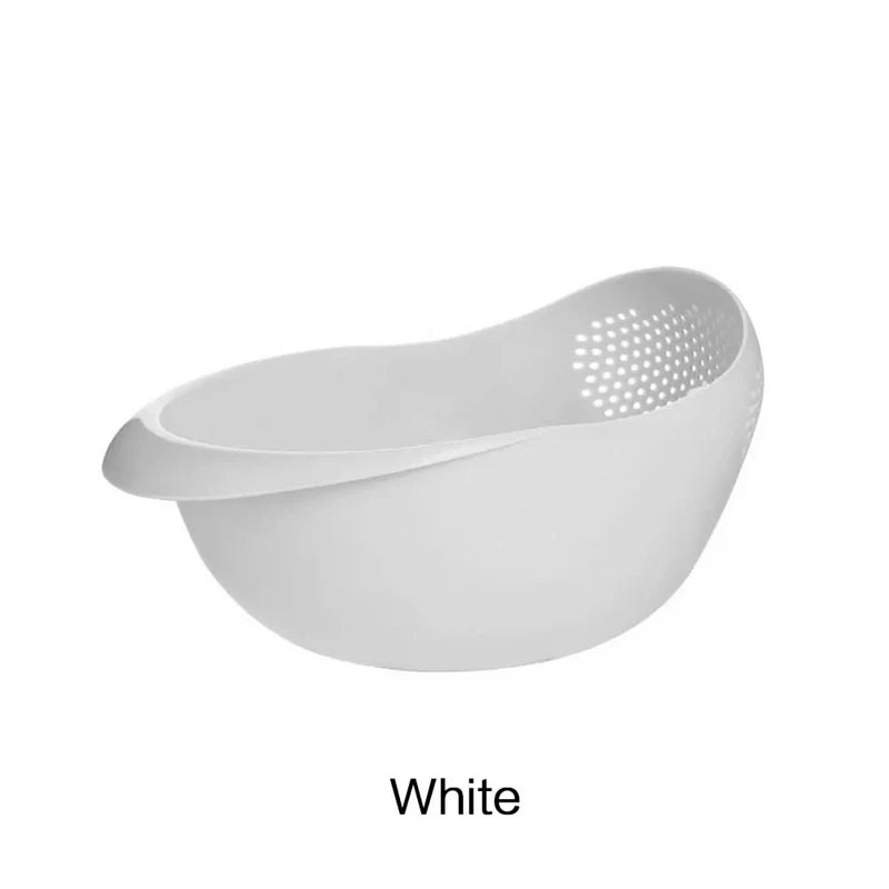 KlarSieb Multifunktions-Sieb | Reissieb & Abtropfkorb | Für Obst, Gemüse & Reis | Ergonomisches Design