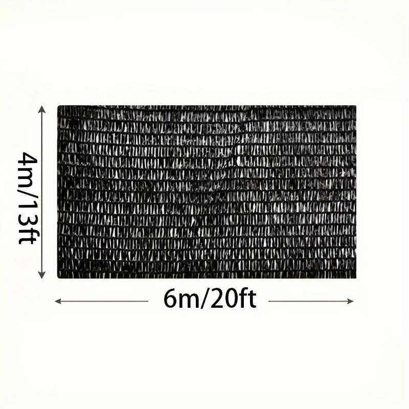 Sonnenschutznetz PlantaShade | UV-Schutz für Garten & Terrasse | Mit 20 Befestigungsbändern | Luft- & Wasserdurchlässig