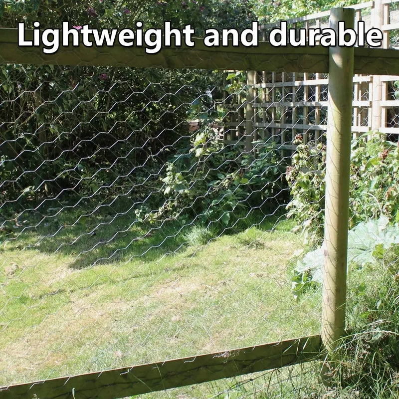 HexaWerk Sechskant-Drahtgeflecht 1–5 m | Rostfreier Eisendraht | Flexibles Zaunnetz für Garten & DIY