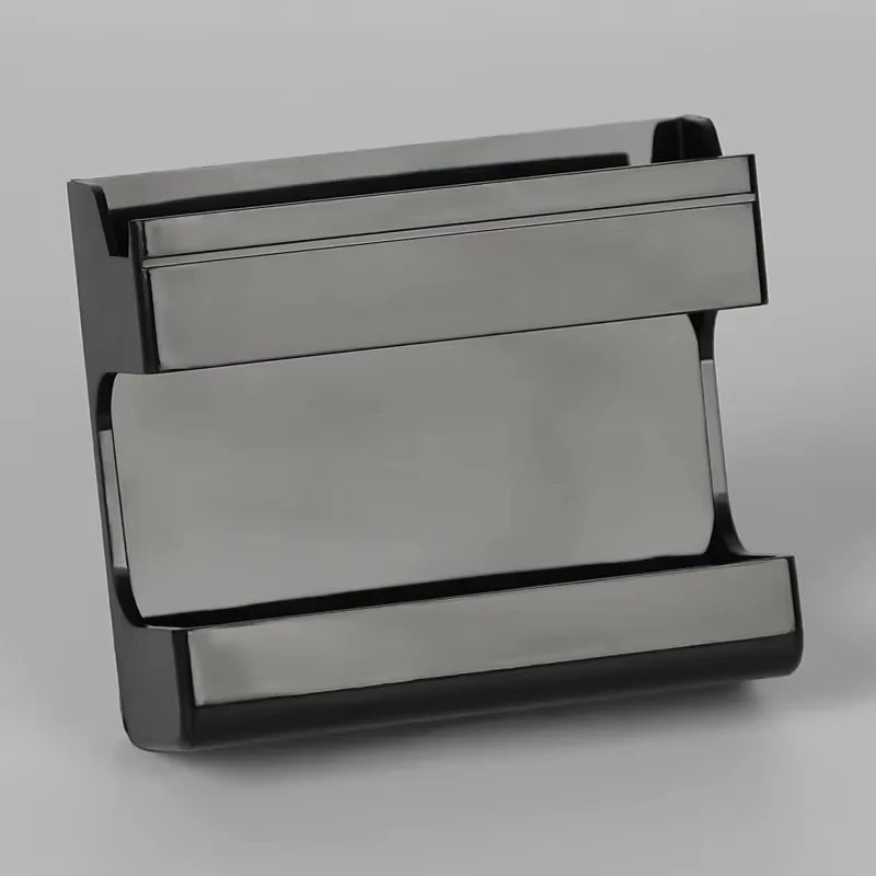 Orvixa FlexMount 2er-Set Wandhalterung Handy- & Fernbedienungsbox | Selbstklebend & Bohrfrei | Mit Haken & Ladekabelöffnung | Für Schlafzimmer & Bad