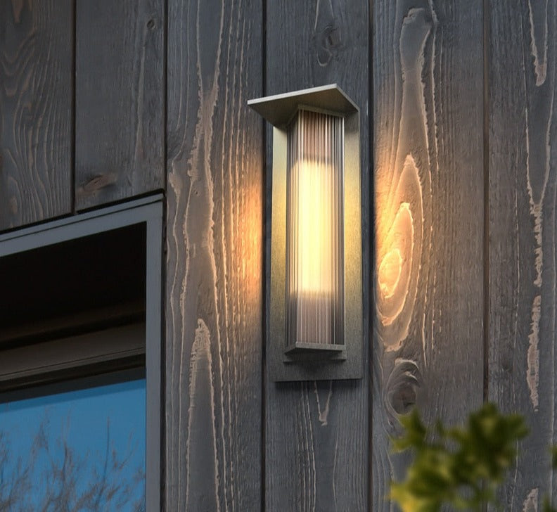Solar-Wandleuchte SensoLux | Mit Bewegungssensor | IP65 Wetterfest | Edelstahl & Aluminium | LED Warmweiß