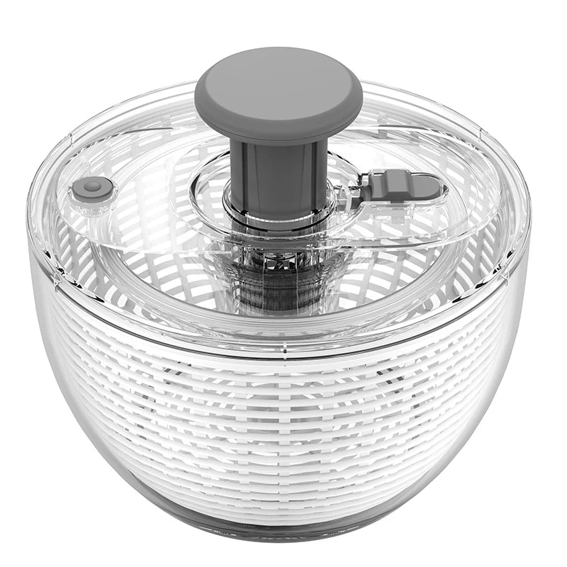SpinVita Salatschleuder 6 Liter | Einhandbedienung & Rutschfester Stand | Trockner & Mixer für Salat, Kräuter & Beeren | BPA-frei & Großvolumig