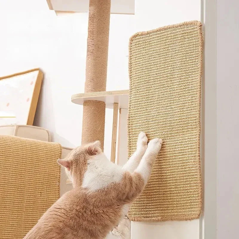 Kratzmatte Sivora NaturSisal | Natürliche Sisal-Kratzmatte für Katzen | Bodenschutz & Möbelpflege | 60×40 cm