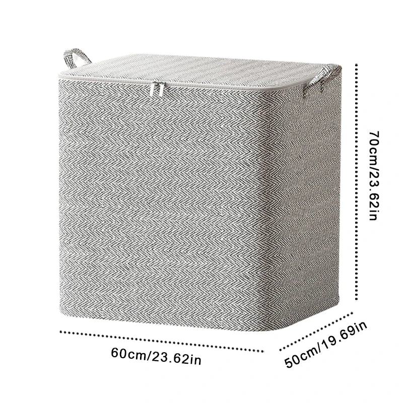 Faltbox VarioFold | Staubdicht & mit Sichtfenster | Große Kapazität | Textil-Aufbewahrungsbox