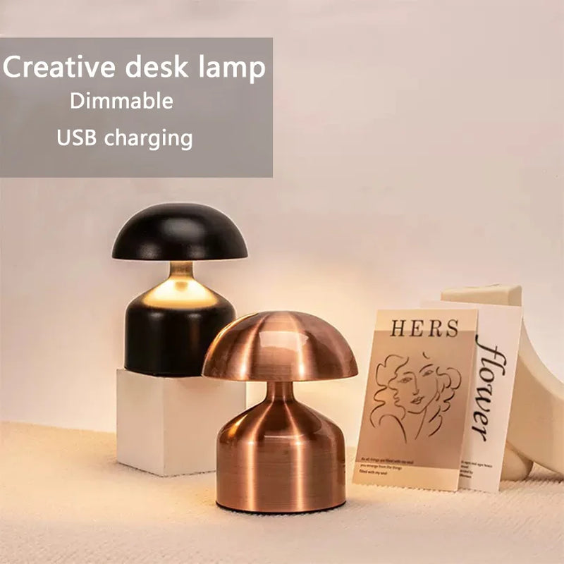 LumoVerde LED-Tischlampe | Wiederaufladbar | 3 Farbtemperaturen & Touch-Dimmer | 4W | 5V