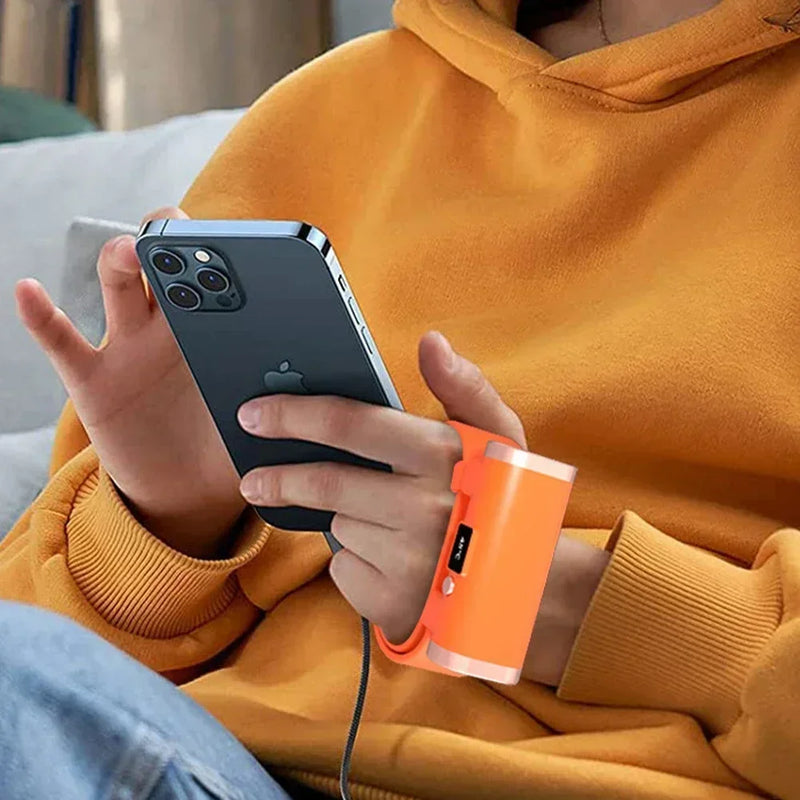 HeatMate Duo | 2-in-1 Handwärmer & Powerbank | 2000 mAh Akku | Schnellheizung in 5 Sekunden | USB-C Ladegerät | Kompakt & Sicher