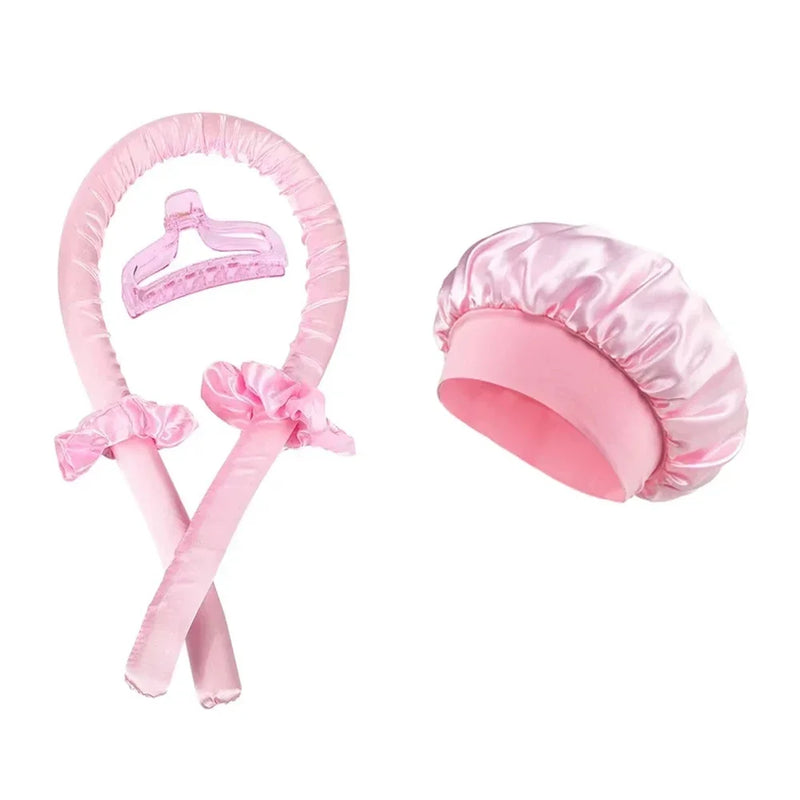 Hitzefreies Lockenband Curleva Soft | 100 cm Schaumstoffstab | Für Natürliche Locken Über Nacht | Ohne Haarschäden