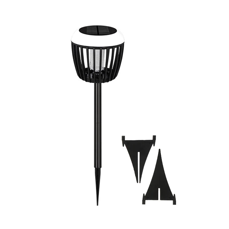 SolGuardia Solar Insektenlampe | Intelligente Lichtsteuerung | Anti-Mücken mit UV-Licht & Hochspannungsnetz | Für Garten & Camping