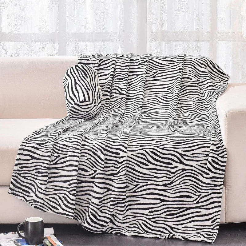 Fleecedecke LeoLuxe | Leopard Muster | Superweich & Kuschelig | Flanell
