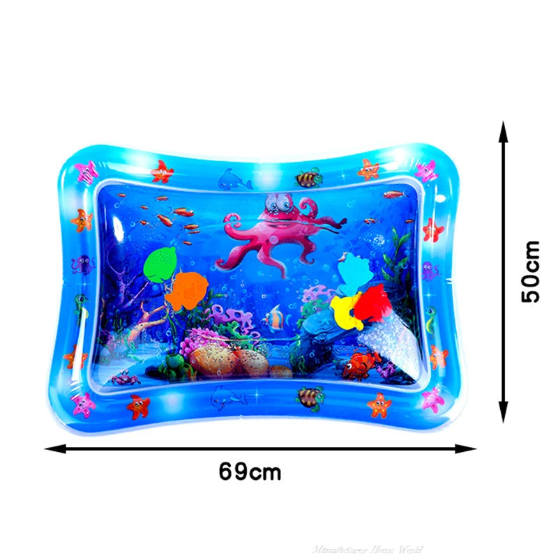 AquaPaws | Interaktive Wasserspielmatte für Katzen & Hunde | Kühlende Sommer-Spielmatte | Aufblasbar & Tragbar | 65 cm / 100 cm