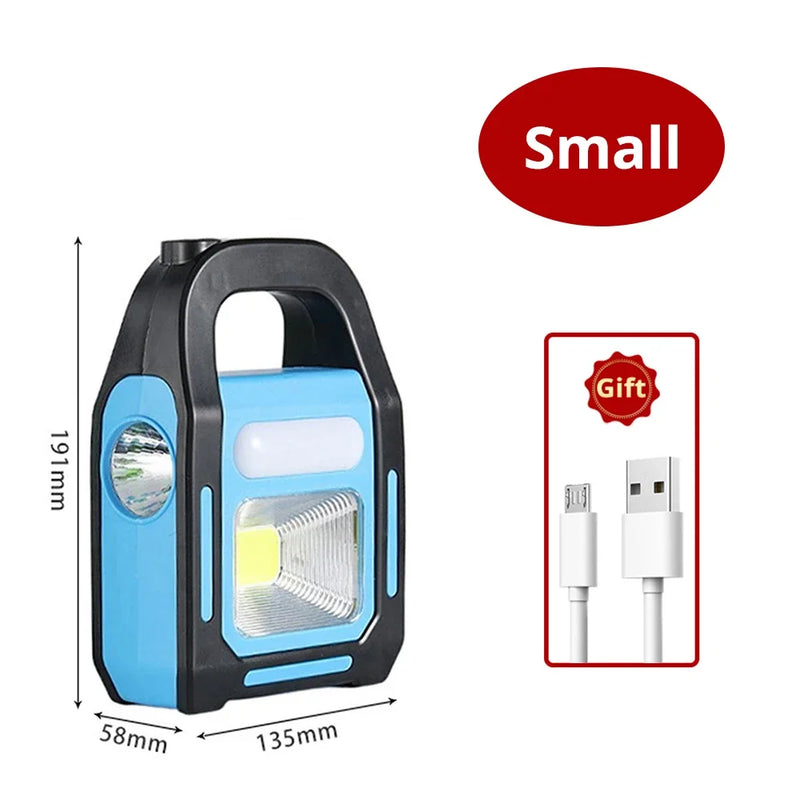Solarlampe LumaForce 3-in-1 | LED-Laterne & Powerbank | Solar- & USB-Ladung | Wasserdicht & Stoßfest