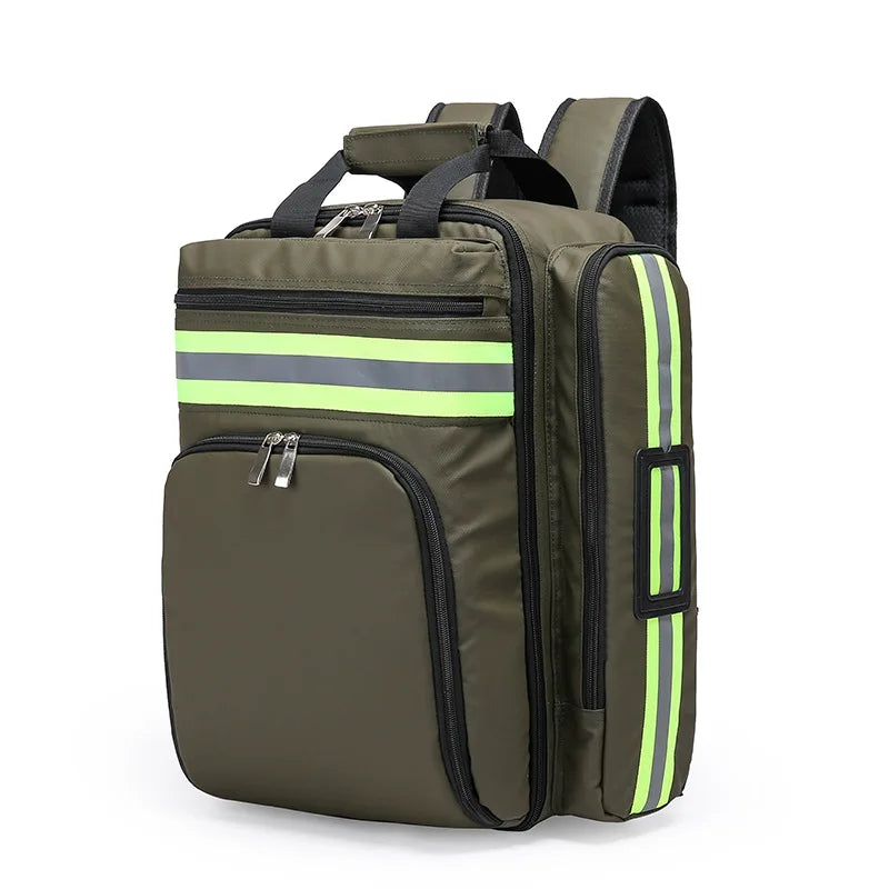 Notfallrucksack SafePak Rescue+ | Wasserdicht & Reflektierend | Für Erste Hilfe & Survival | 45×35×15 cm