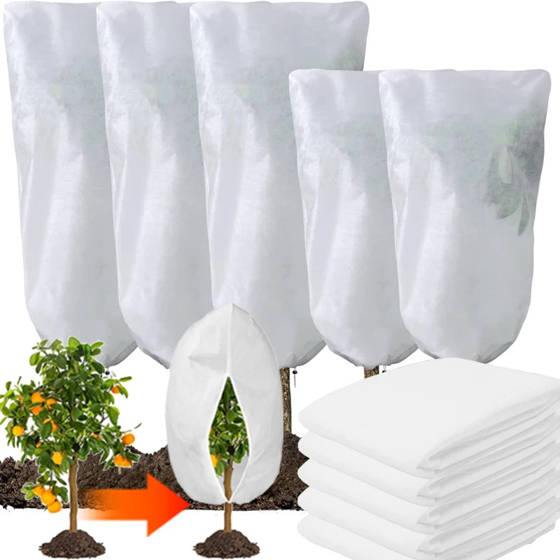 FrostGuard Garden | Winter Pflanzenschutzhaube mit Reißverschluss | Frost-, Vogel- & Insektenschutz | Wiederverwendbar & Atmungsaktiv