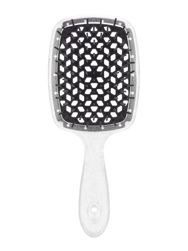 AirGloss Luftkissen-Haarbürste für nasses & trockenes Haar | Sanft entwirrend & kopfhautfreundlich | 20,5x8,5 cm | Für alle Haartypen