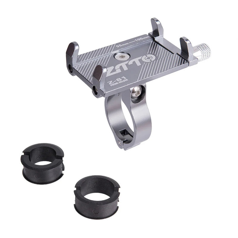 Fahrrad Handyhalterung RideGrip 360 Pro | 360° Drehbar | Aluminiumlegierung | Stoßfest & Sicher | Für Fahrrad, Motorrad & E-Scooter