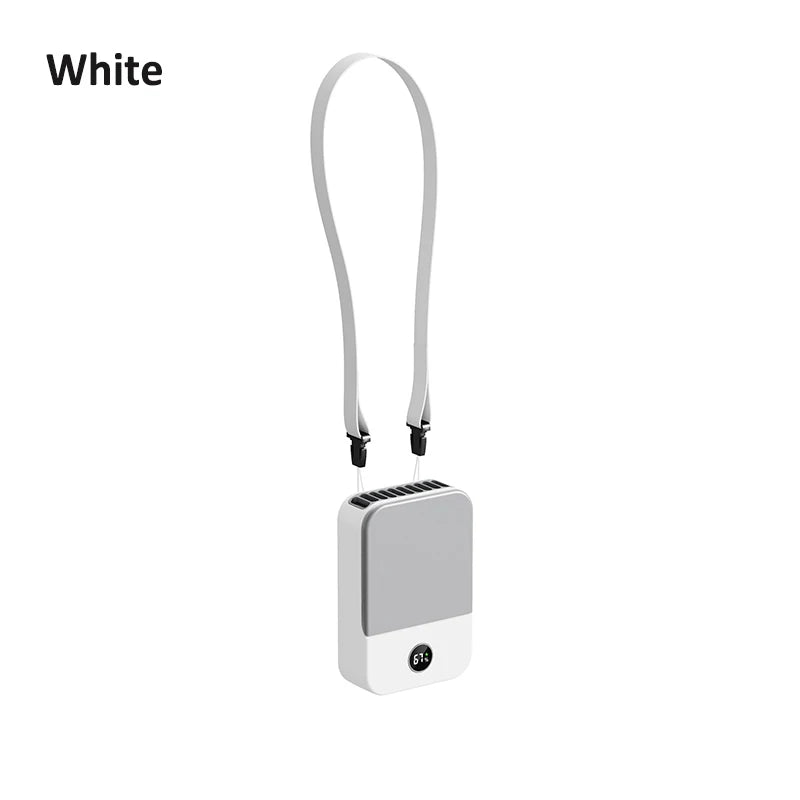 Ventixo AirGo Tragbarer Mini-Ventilator | 3-in-1 Hals- & Taillenventilator | 3 Geschwindigkeiten | Bladeless Design | USB-C Ladefunktion | 2000 mAh Akku