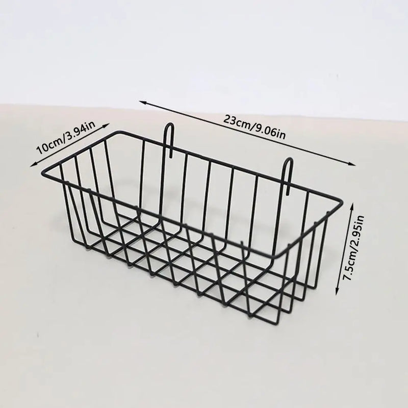 WandregalGrid | Metall Hängeregal mit Doppelhaken | Dekorativ & Multifunktional