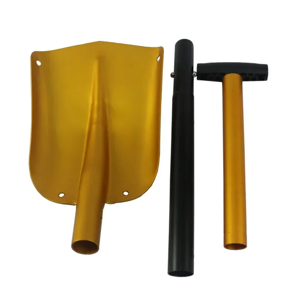 Teleskop-Schneeschaufel FrostoX | Aluminium | Verstellbar 63–82 cm | Leicht & Robust