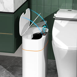 Cleanova Sensor Mülleimer | Automatisch & Geräuschlos | Hygienisch & Wasserdicht | 13L | Infrarot-Technologie