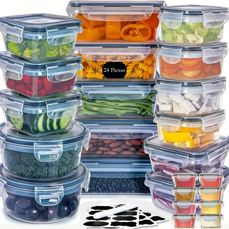 Vorratsdosen-Set FrischBoxx | 12-teilig | BPA-frei & Luftdicht | Stapelbar & Spülmaschinenfest