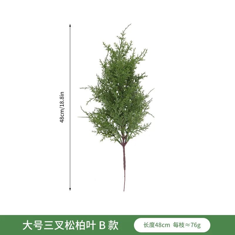 Evervigne | Künstlicher Tannenzweig | Realistische Weihnachtsdekoration | Hochwertige Kunstpflanze | Für Innenräume & Blumengestecke