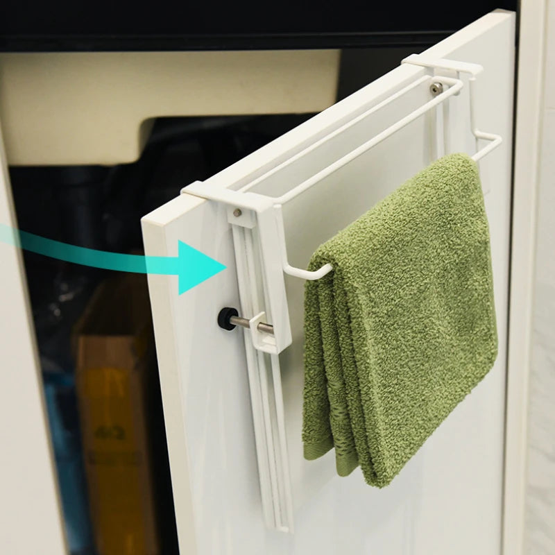 Faltbares Küchenregal | Carbonstahl | Platzsparender Arbeitsplatten- & Schrank-Organizer